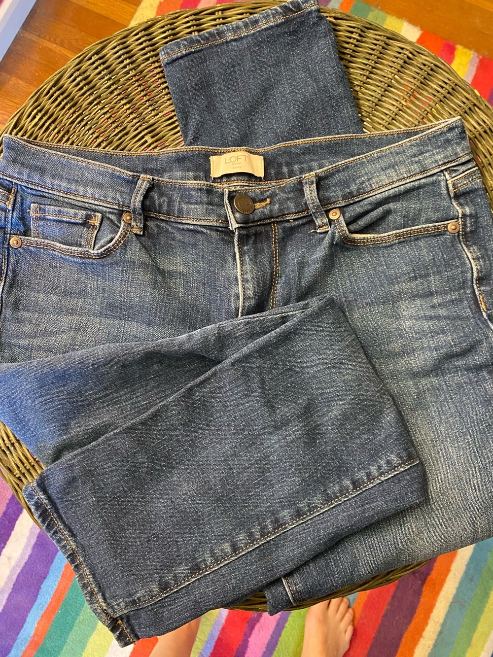 LOFT Modern Denim Crop Jeans – 6P Petite